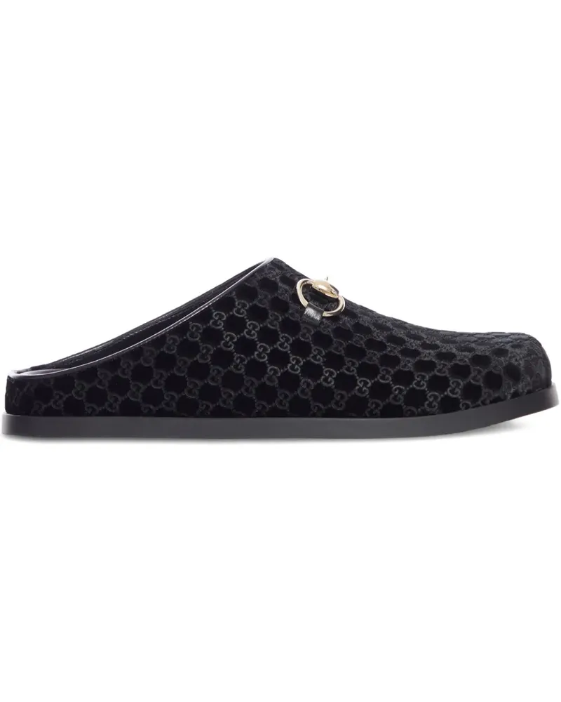 Gucci Mules mit GG - Schwarz Schwarz