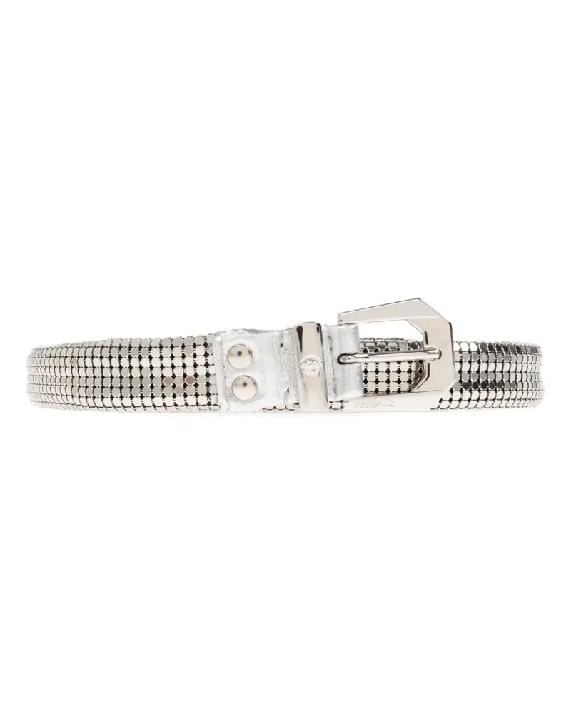 Versace Gürtel aus Messing - Silber Silber