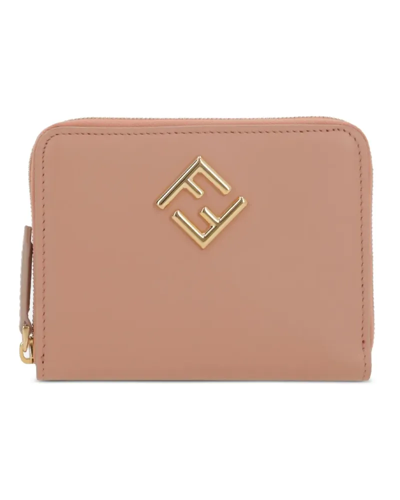 Fendi Mittelgroßes FF Diamonds Portemonnaie - Rosa Rosa