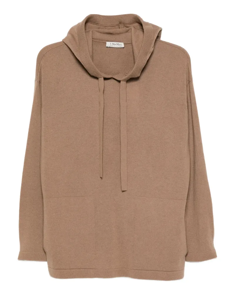 Max Mara Max Mara Pullover mit Kapuze - Braun Braun