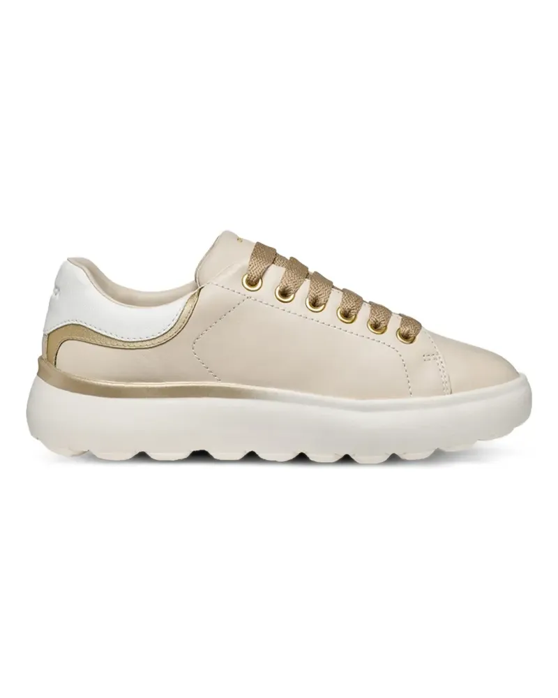 Geox Spherica ec4.1 lace-up sneakers - Nude Nude