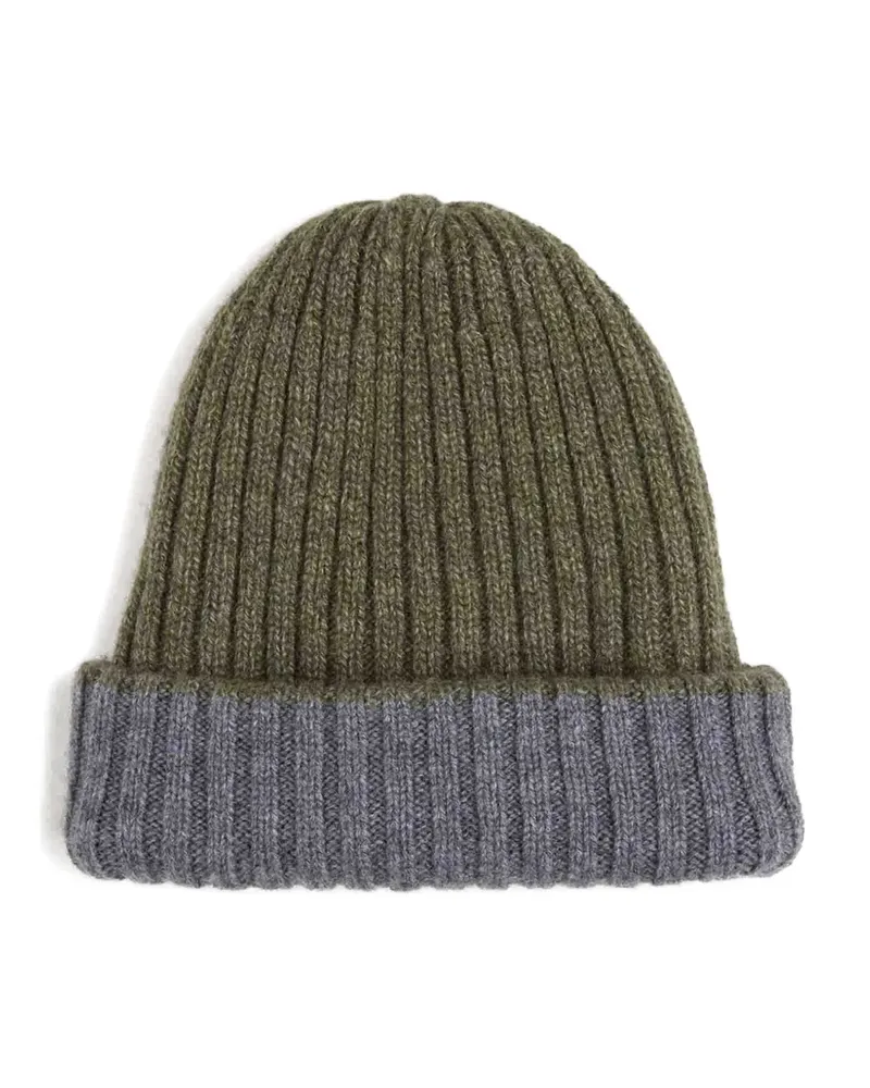 Fedeli ribbed beanie hat - Grün Grün