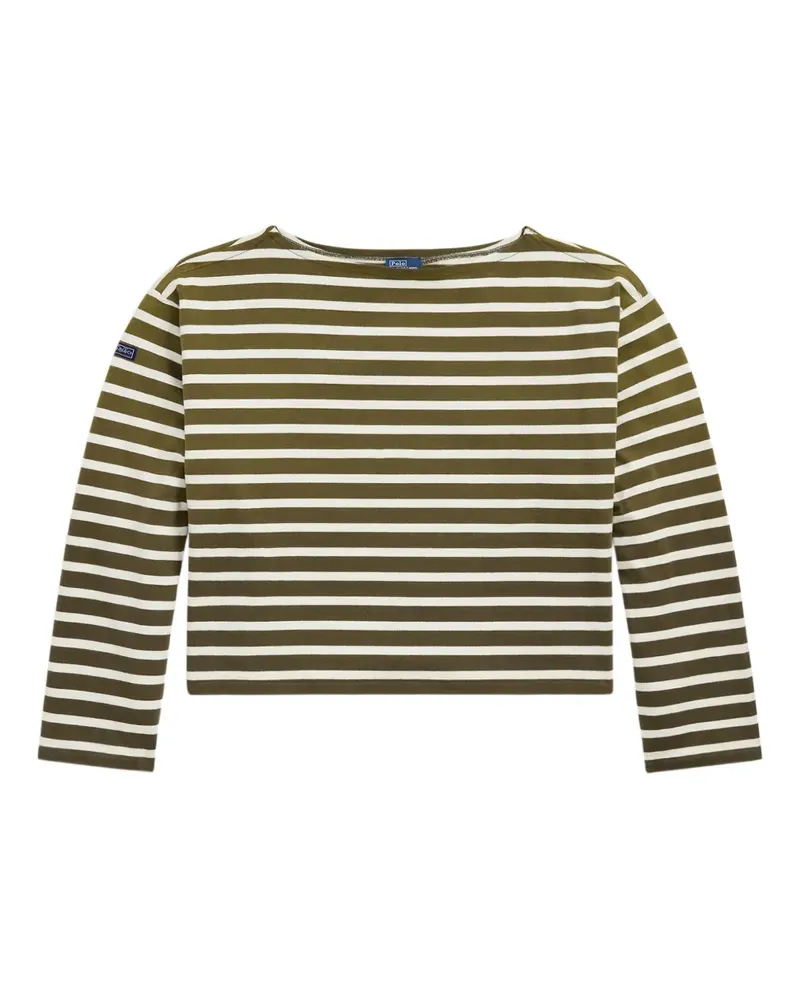 Ralph Lauren Gestreiftes Langarmshirt - Braun Braun
