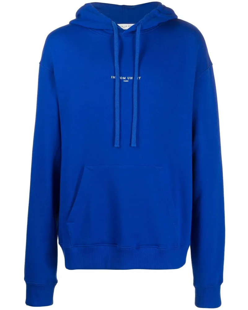 IH NOM UH NIT Hoodie mit grafischem Print Blau