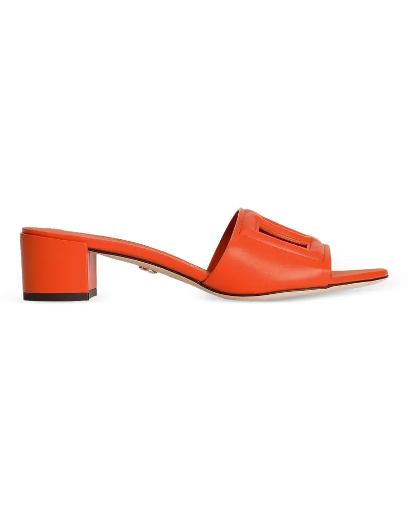 Dolce & Gabbana Bianca DG Millennials-logo sandals - Orange Orange