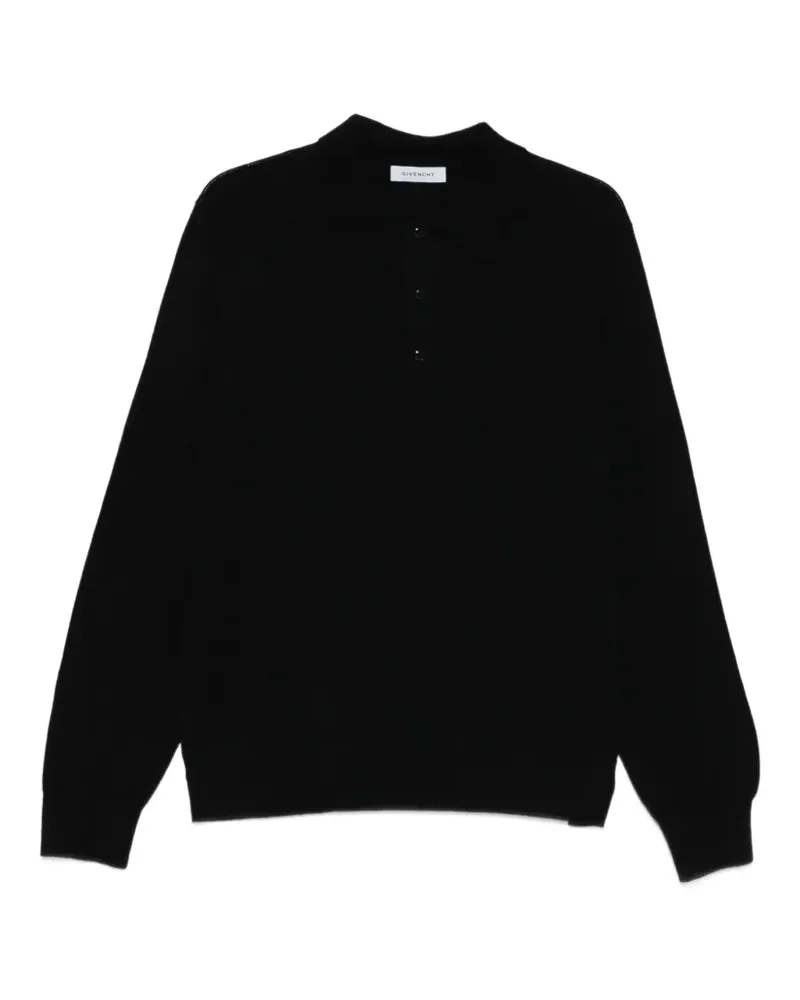 Givenchy buttoned polo shirt - Schwarz Schwarz