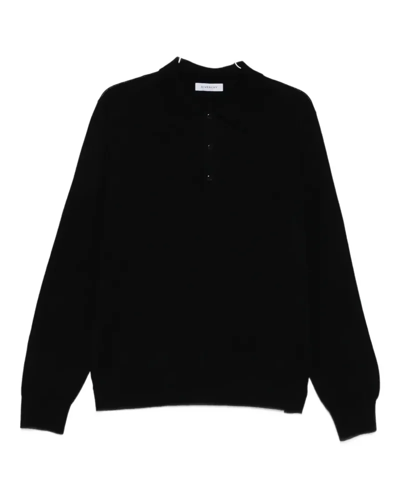 Givenchy buttoned polo shirt - Schwarz Schwarz