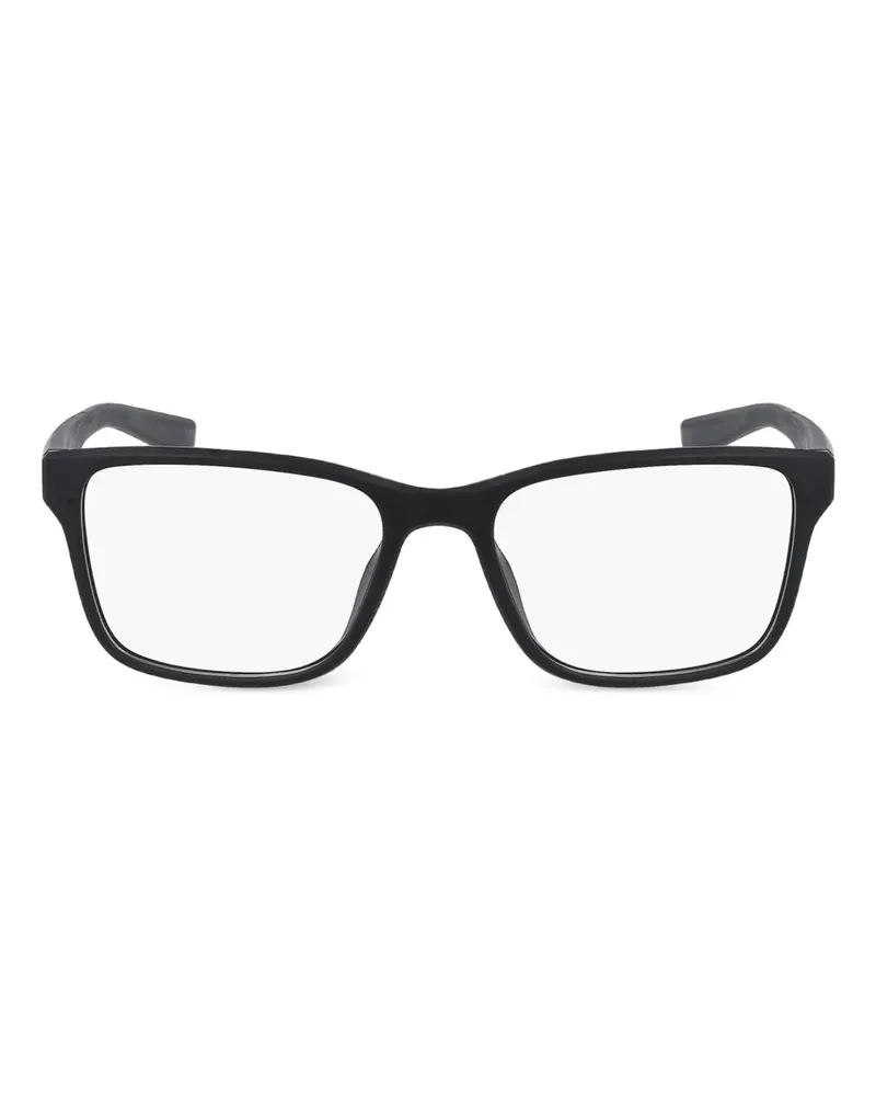 Nike Brille mit eckigem Gestell - Schwarz Schwarz