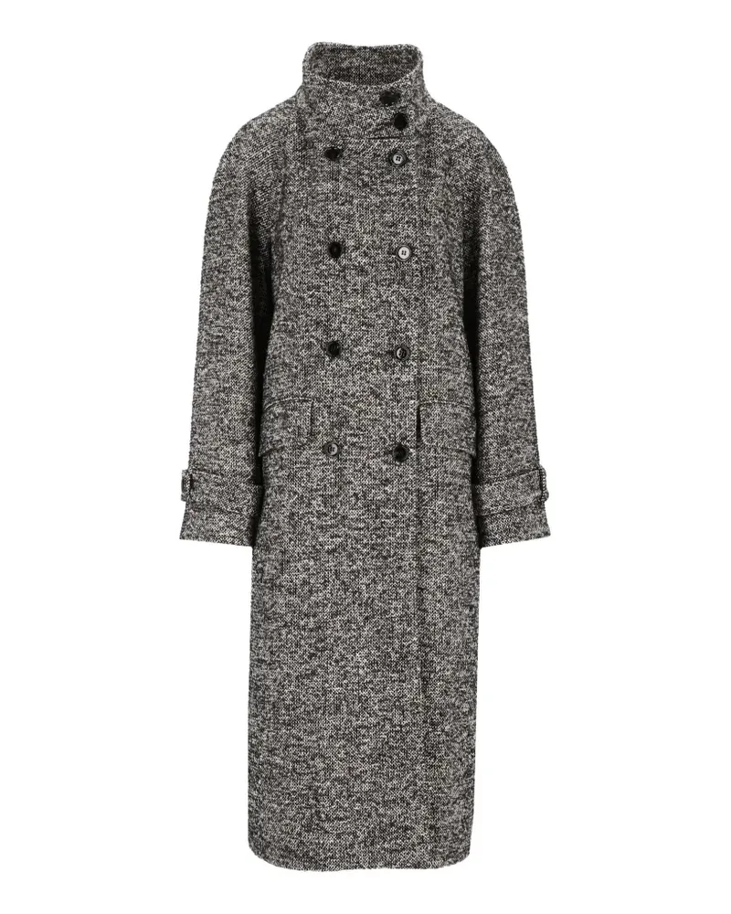 Dolce & Gabbana double-breasted martingale coat - Grau Grau