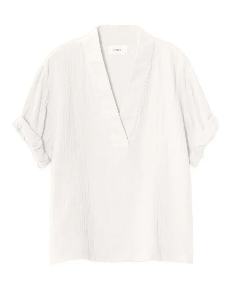 Xírena Avery Bluse mit V-Ausschnitt - Weiß Weiß