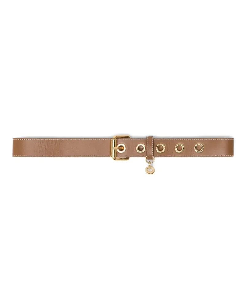 Maje eyelet-embellished belt - Braun Braun