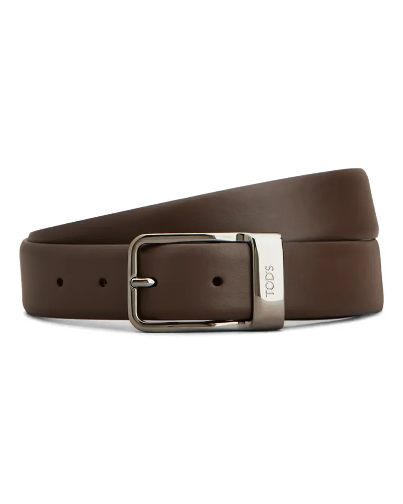 TOD'S Gürtel mit Metallschnalle - Braun Braun