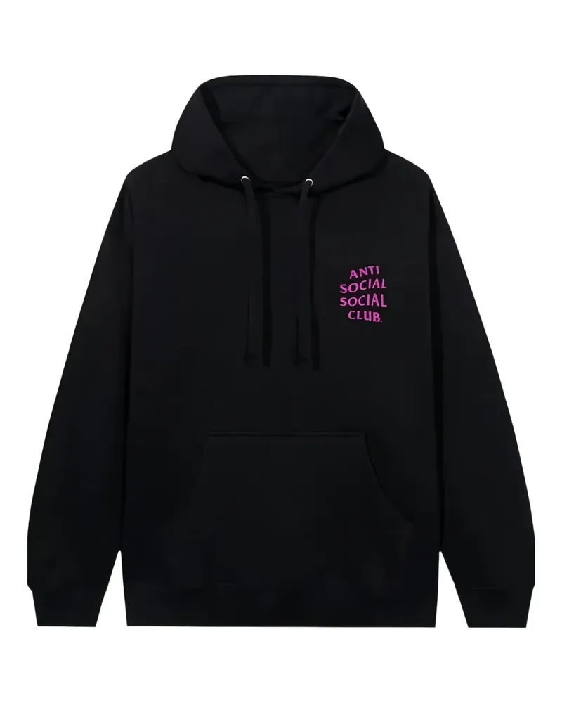 Anti Social Social Club Bubblegum Hoodie - Schwarz Schwarz