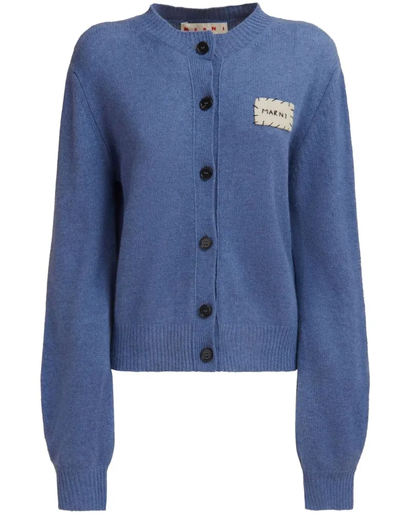 Marni Cardigan aus Kaschmir - Blau Blau