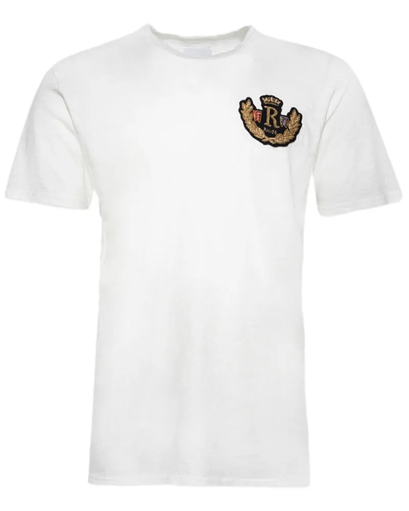 RHUDE T-Shirt mit Logo - Weiß Weiß