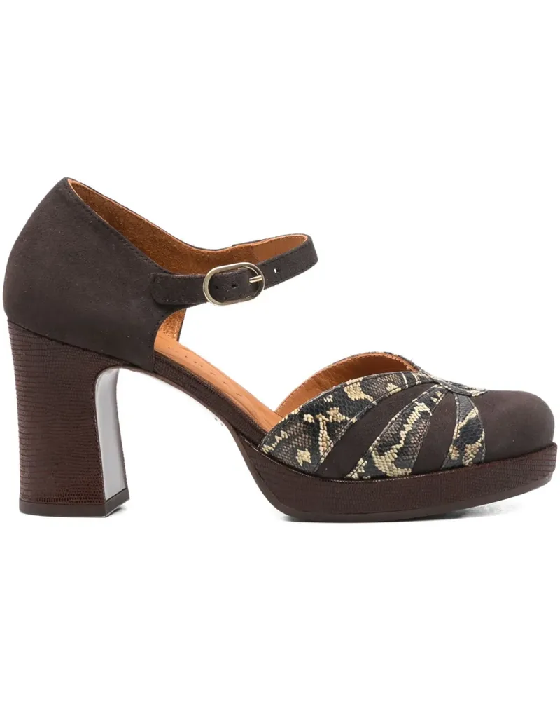 Chie Mihara Pumps mit Knöchelriemen 80mm - Braun Braun