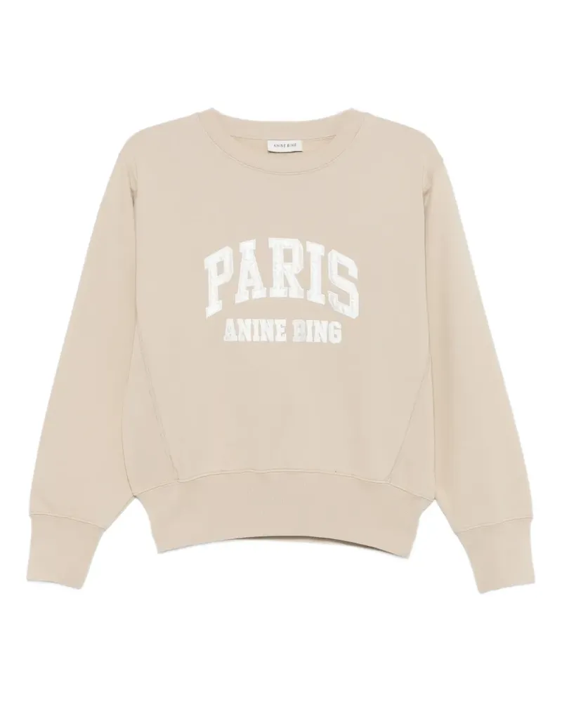 Anine Bing Harry crew-neck sweatshirt - Nude Nude