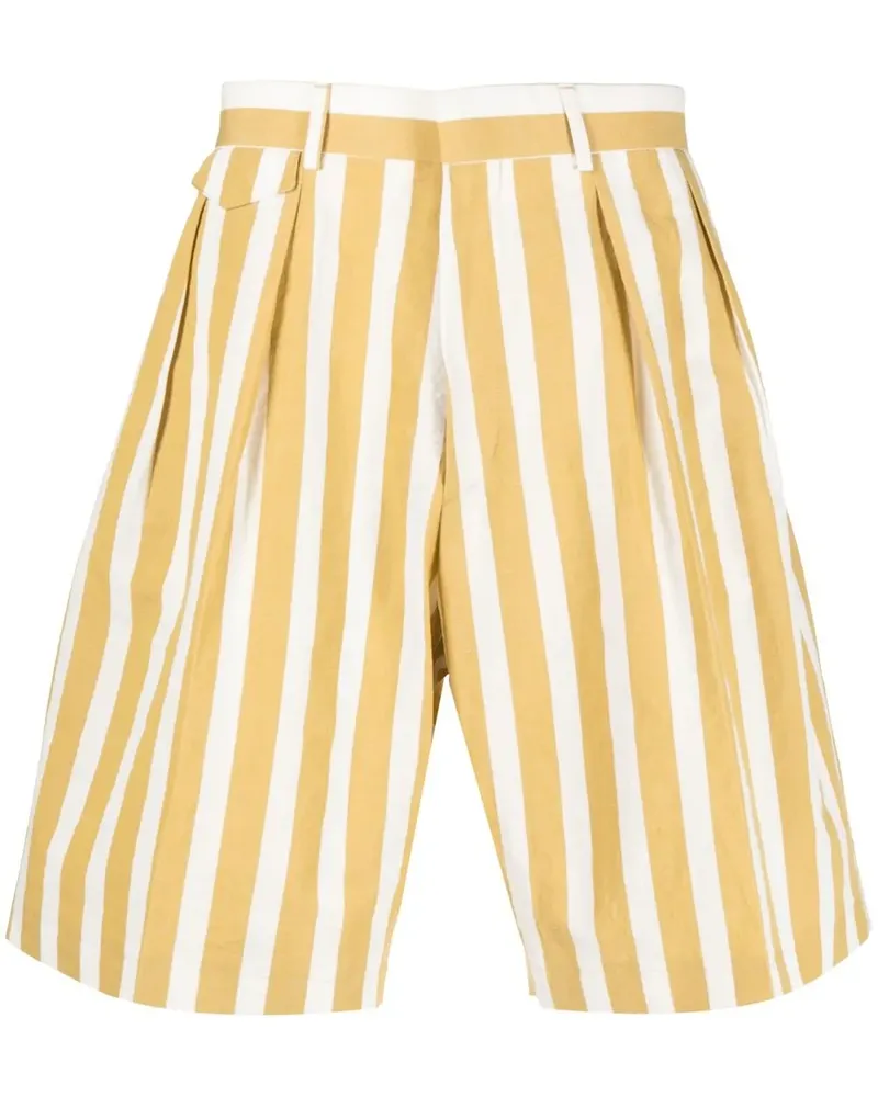 Paul Smith Gestreifte Shorts - Gelb Gelb