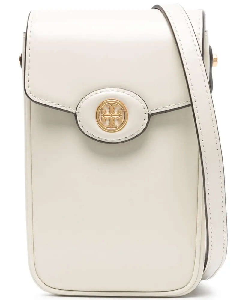 Tory Burch Robinson Spazzolato Handytasche - Nude Nude