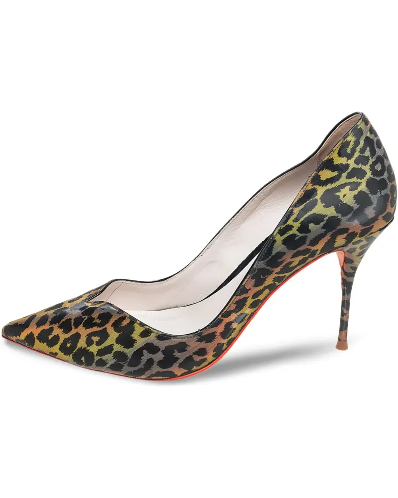 Sophia Webster Pre-owned Pumps mit Leoparden-Print 95mm - Schwarz Schwarz