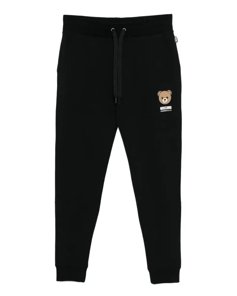 Moschino Jogginghose mit Logo-Print - Schwarz Schwarz