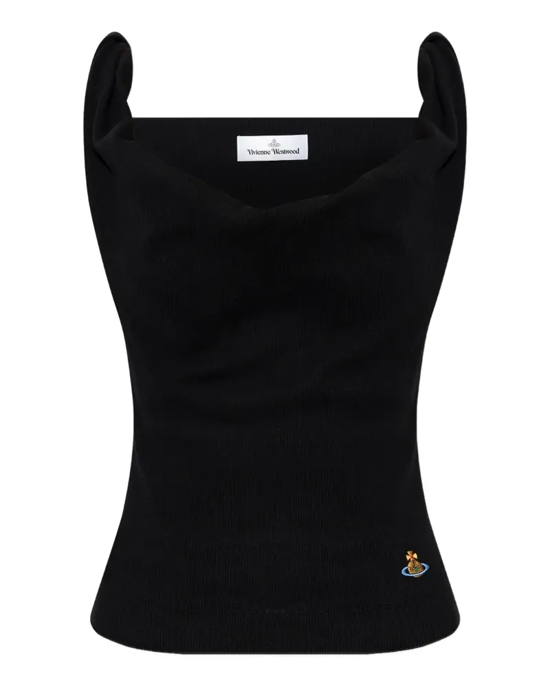 Vivienne Westwood Anna strap top - Schwarz Schwarz