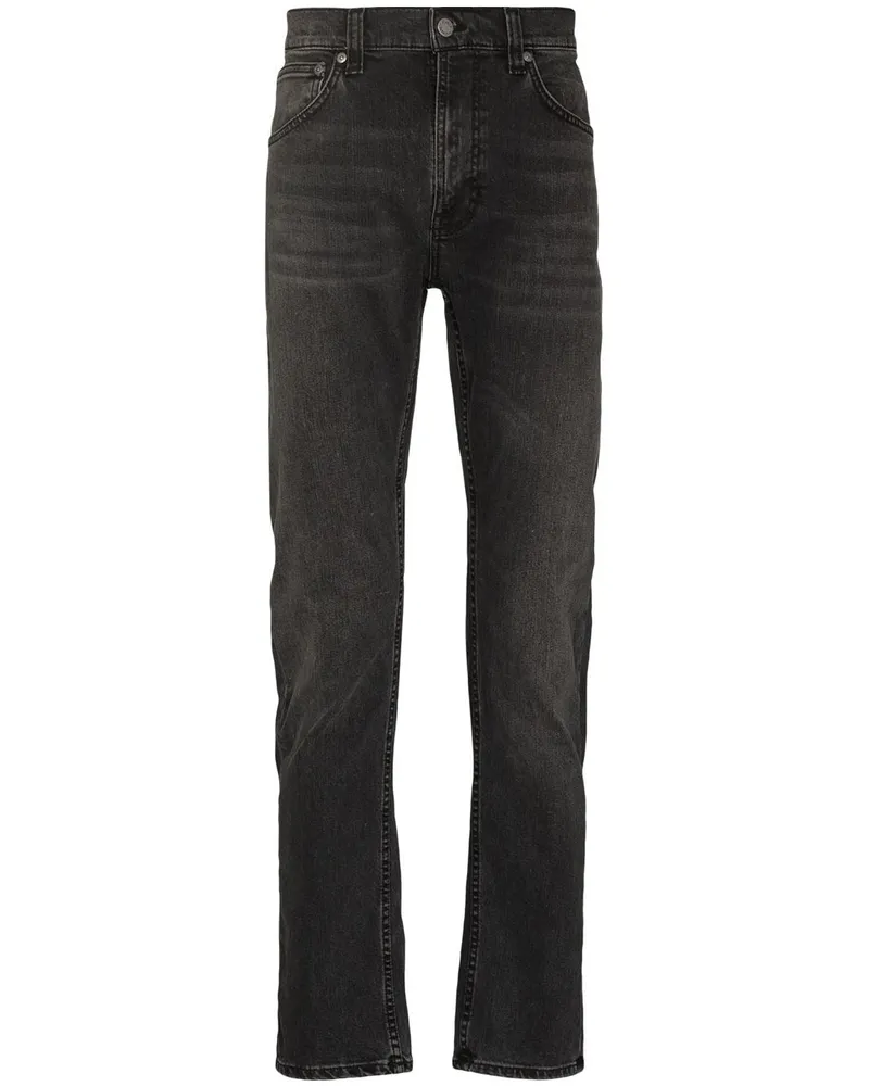 Nudie Jeans Lean Dean Slim-Fit-Jeans - Schwarz Schwarz
