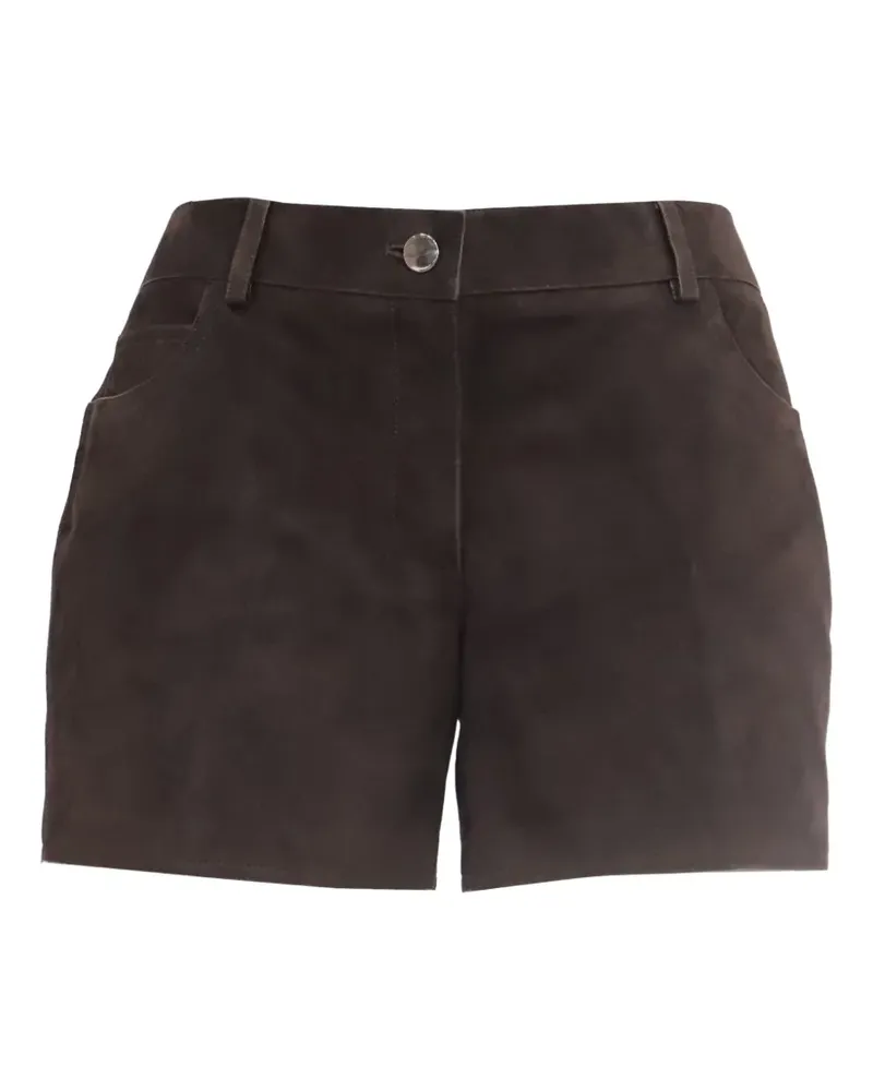Michael Kors 2020s lambskin shorts - Braun Braun