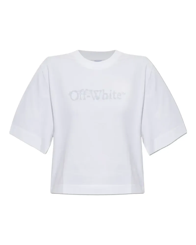OFF-WHITE T-Shirt mit Logo-Print - Weiß Weiß