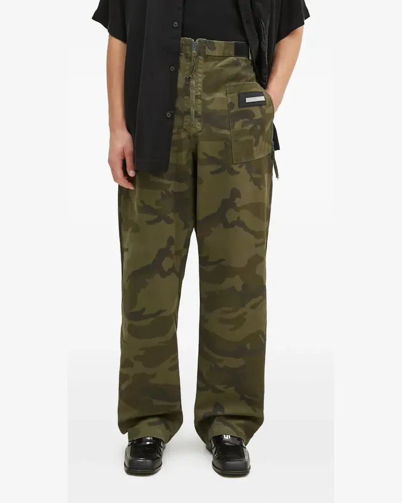 Aries Camouflage-Hose - Grün Grün