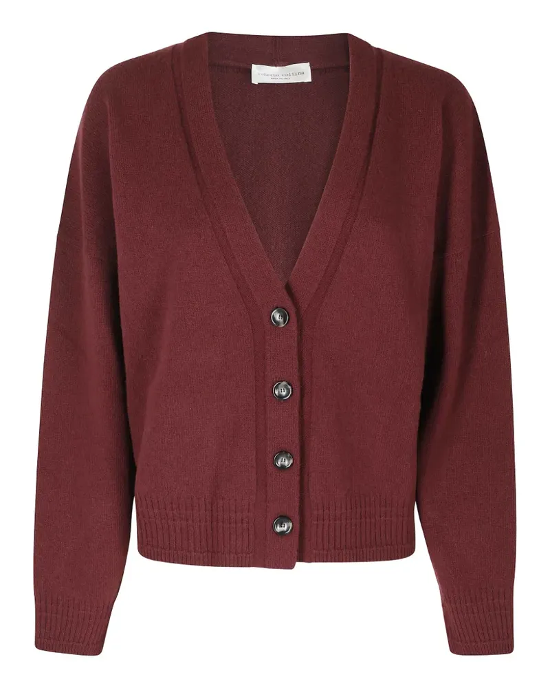Roberto Collina Cardigan mit V-Ausschnitt - Rot Rot