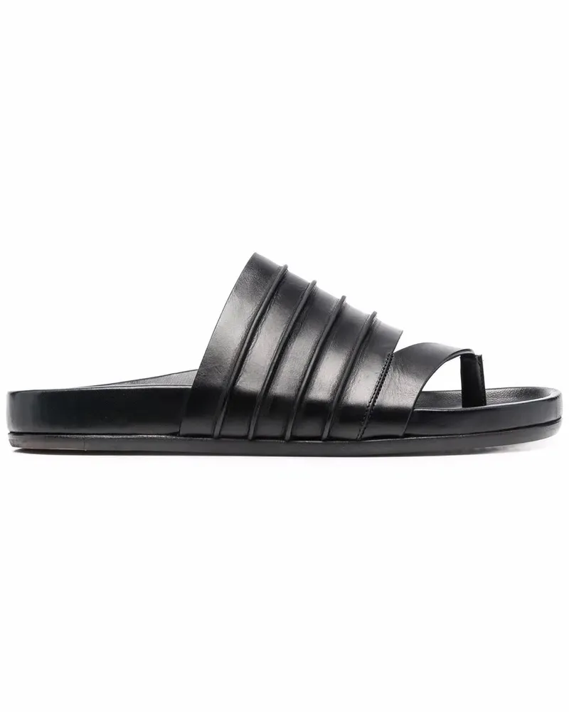 Rick Owens Ruhlmann Granola Pantoletten - Schwarz Schwarz