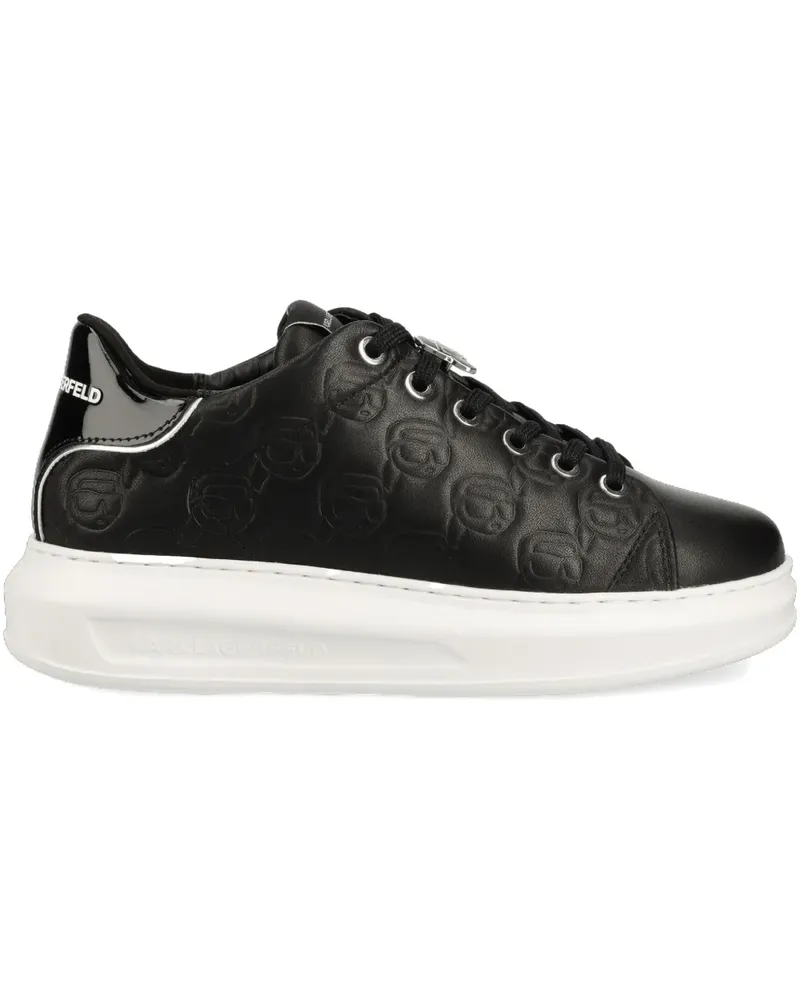 Karl Lagerfeld Sneakers aus Leder - Schwarz Schwarz