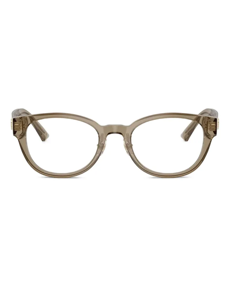 Jimmy Choo Brille mit ovalem Gestell - Braun Braun