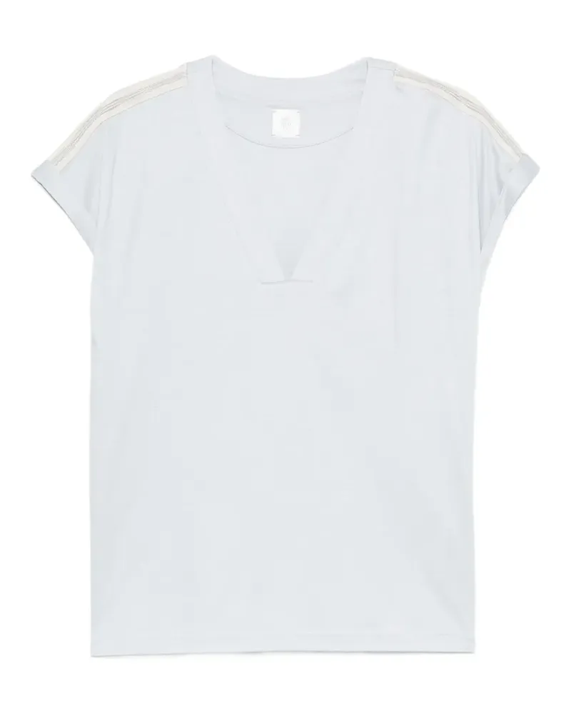 Eleventy V-neck T-shirt - Blau Blau