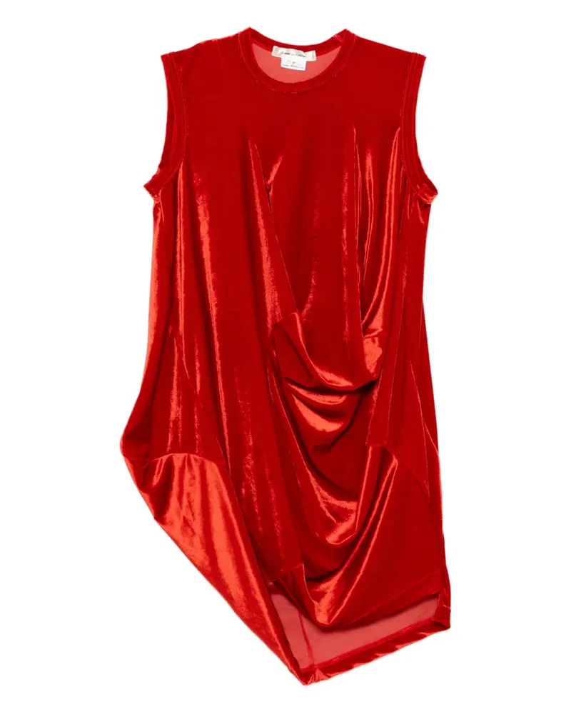 Comme des Garçons draped mini dress - Rot Rot