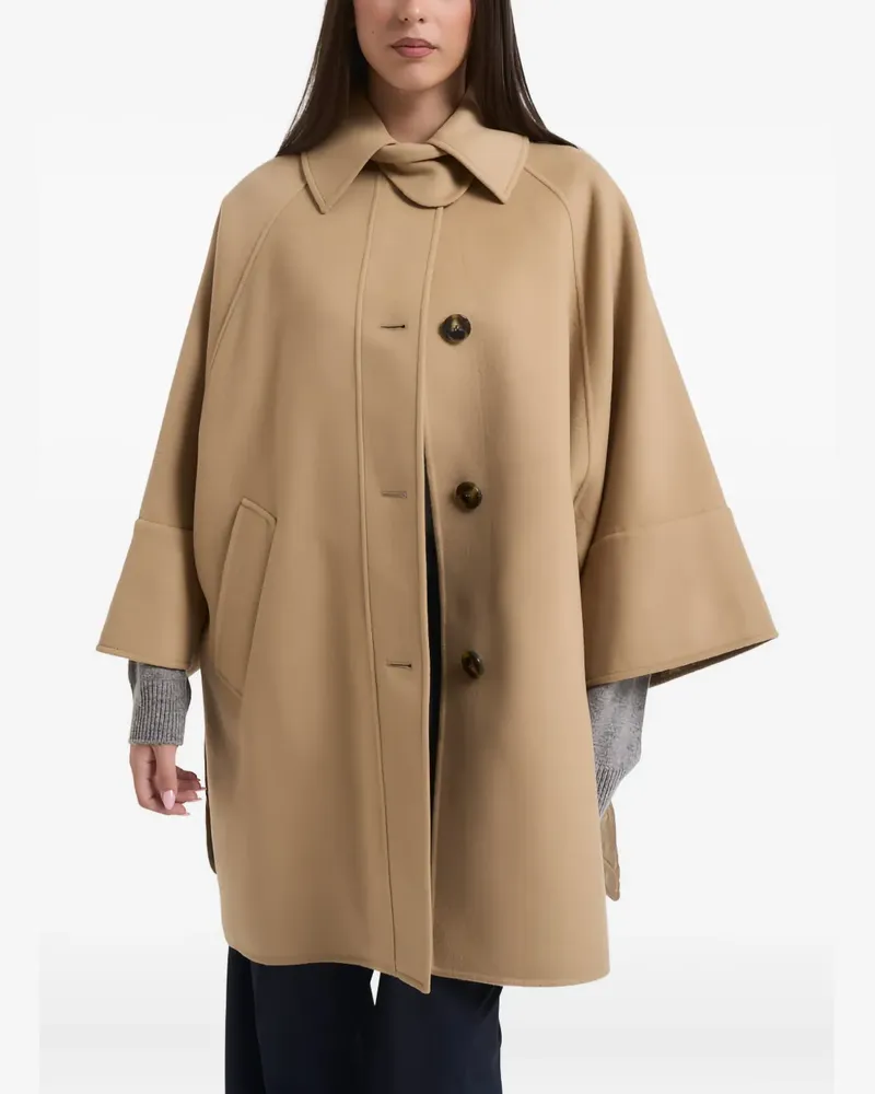Max Mara Rufo single-breasted coat - Braun Braun