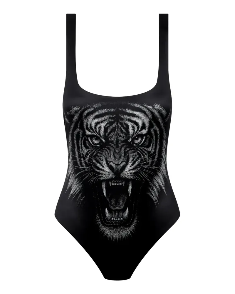 Maison Close Tiger Safari swimsuit - Schwarz Schwarz