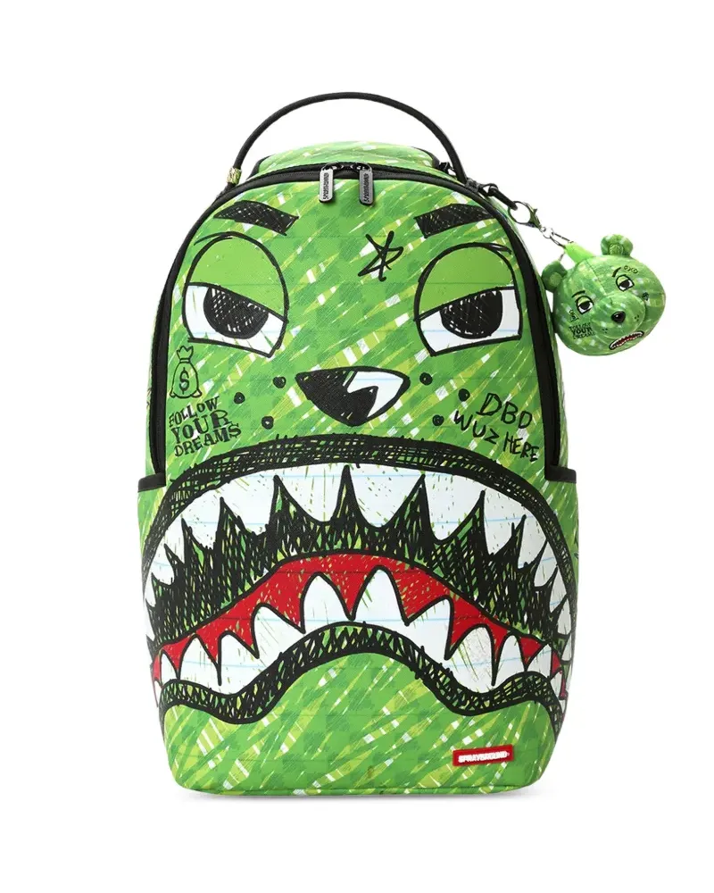 Sprayground Moneybear Rucksack - Grün Grün