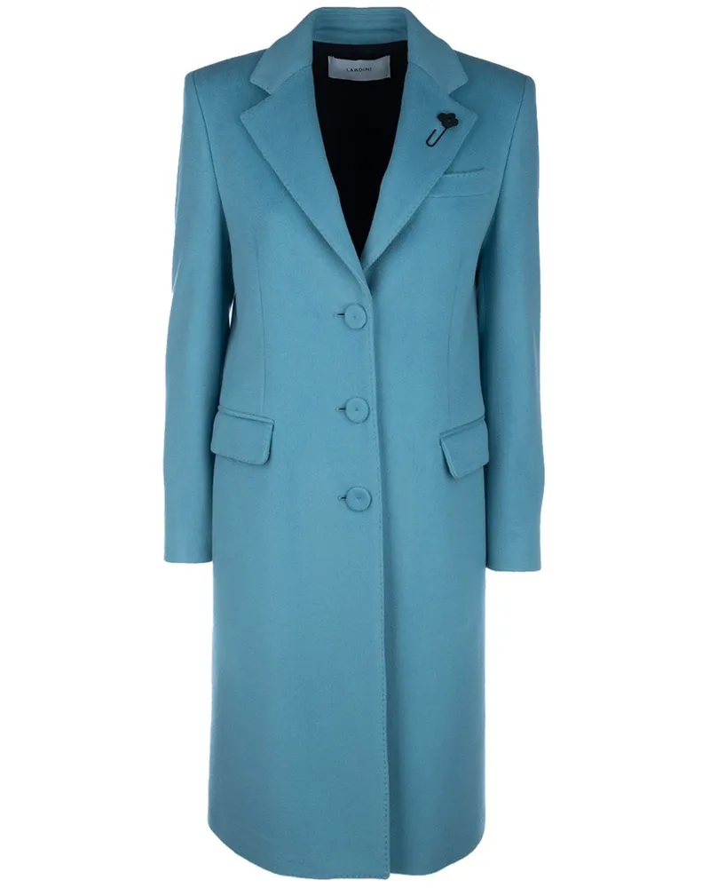 LARDINI Einreihiger Mantel - Blau Blau