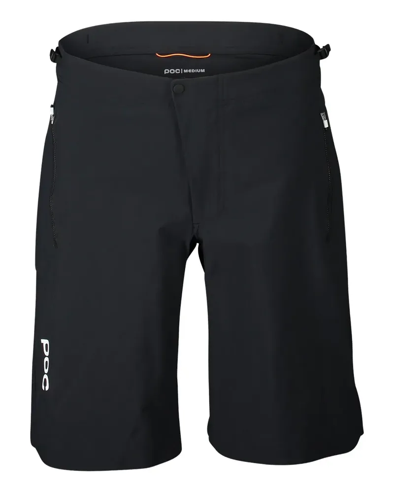 POC Shorts mit Logo-Print - Schwarz Schwarz
