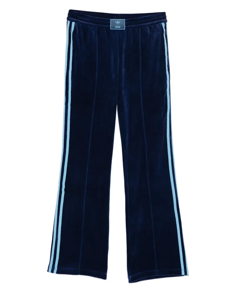 adidas x AVAVAV velvet track pants - Blau Blau