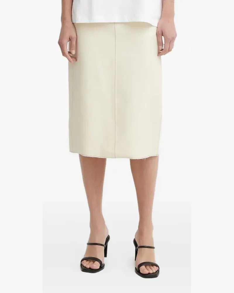 Day Birger et Mikkelsen Midirock mit aufgestickter Tasche - Nude Nude
