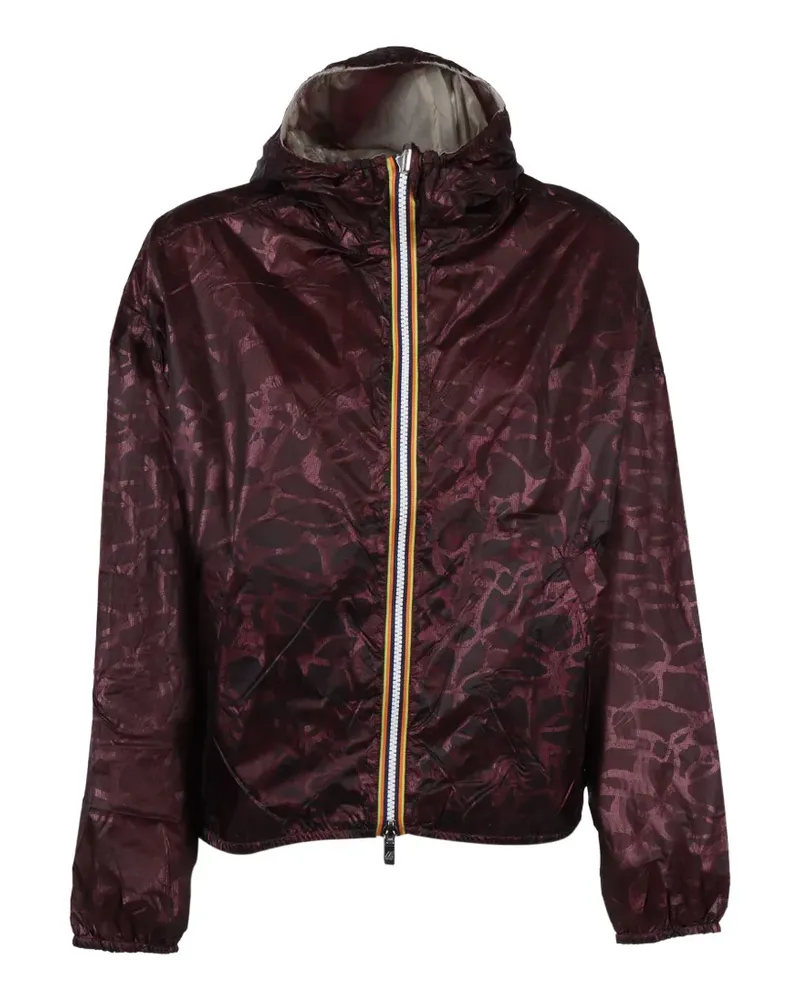 K-Way lightweight hooded jacket - Rot Rot
