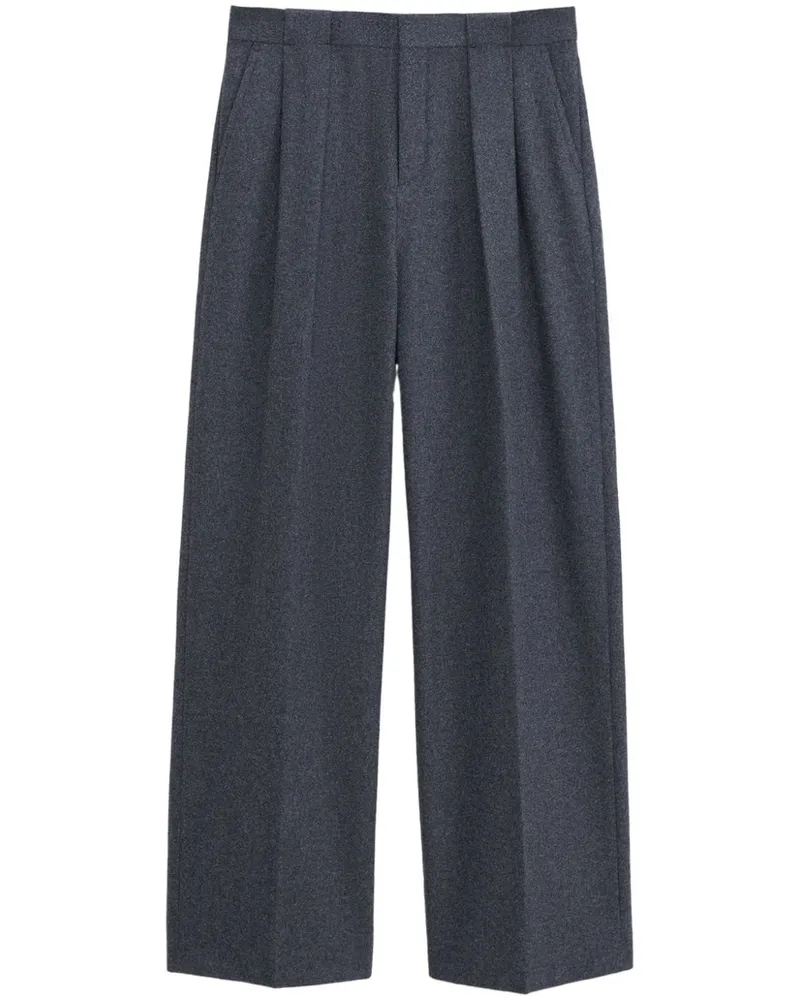 Filippa K Bundfaltenhose mit lockerem Schnitt Grau