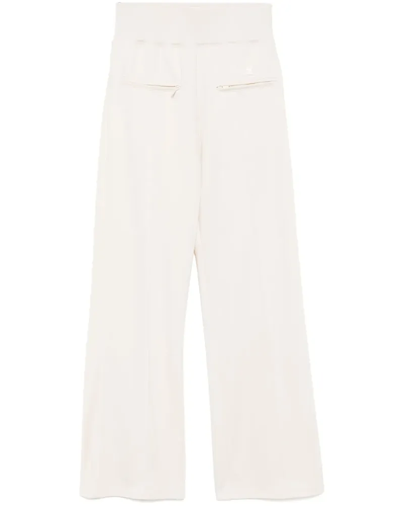 Courrèges Ausgestellte Hose - Weiß Weiß