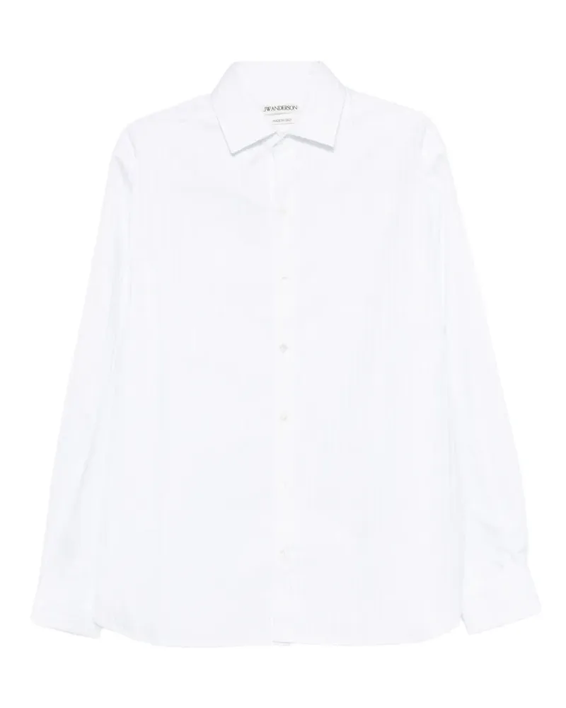 J.W.Anderson Gestreiftes Hemd - Weiß Weiß