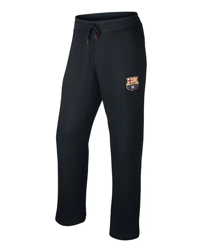 Nike logo-patch drawstring track pants - Schwarz Schwarz