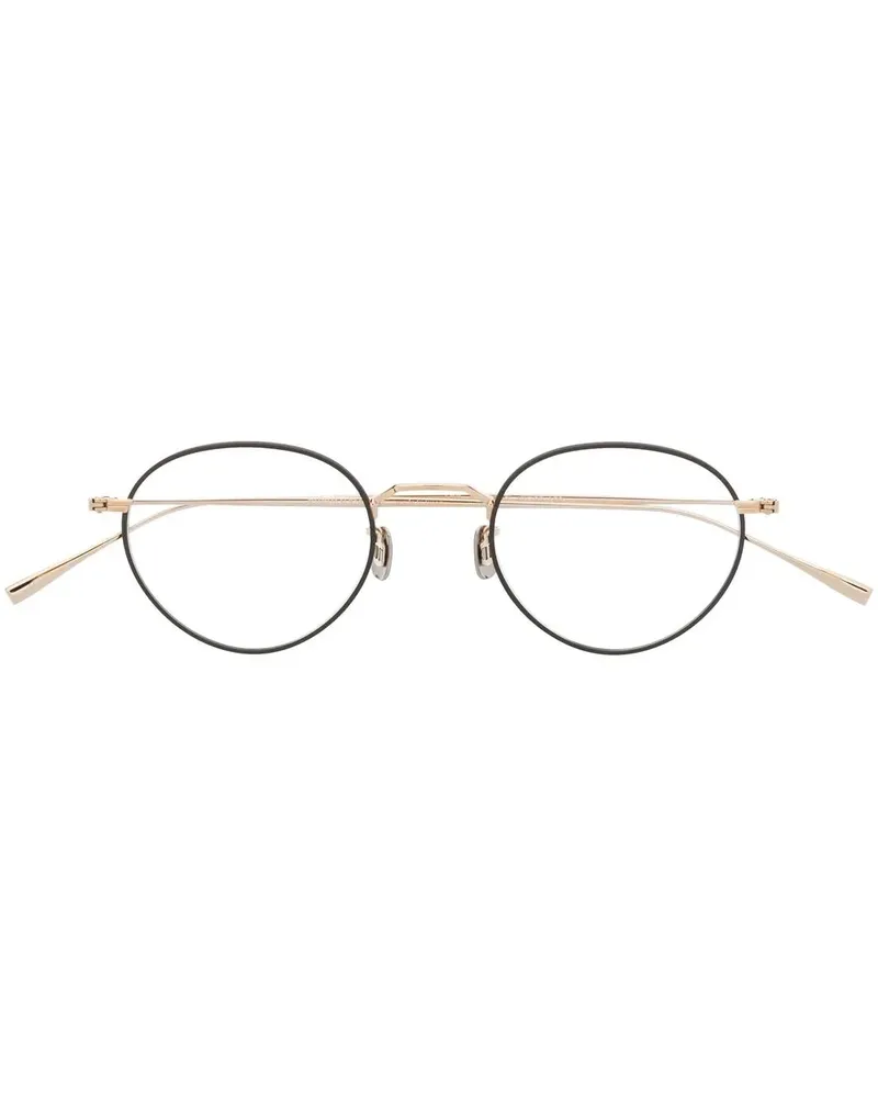 EYEVAN 7285 Brille mit rundem Gestell - Gold Gold