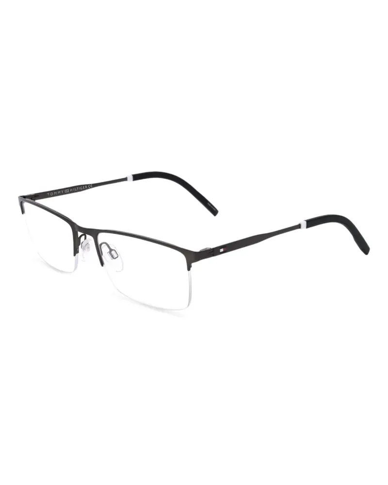 Tommy Hilfiger Brille mit eckigem Gestell - Grün Grün